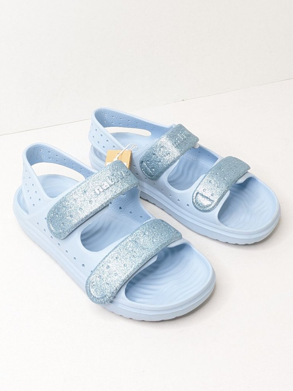Native Girls Chase Bling Sandals Air Blue Little Kids 2
